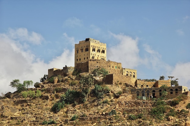 Wadi Sara in mountains Yemen