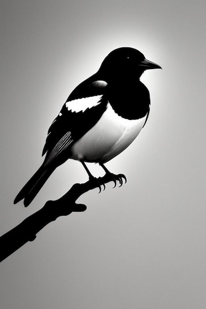 wagtail isolated on white background watercolor realistic bird illustration