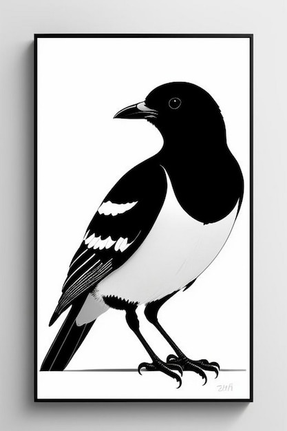 wagtail isolated on white background watercolor realistic bird illustration