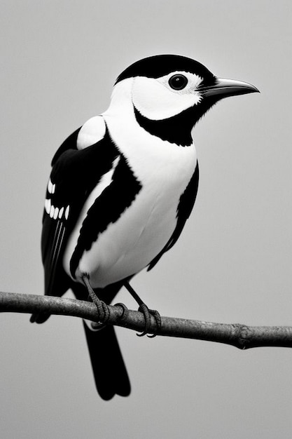 wagtail isolated on white background watercolor realistic bird illustration