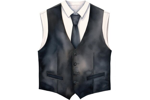 Photo waistcoat black tie accessories