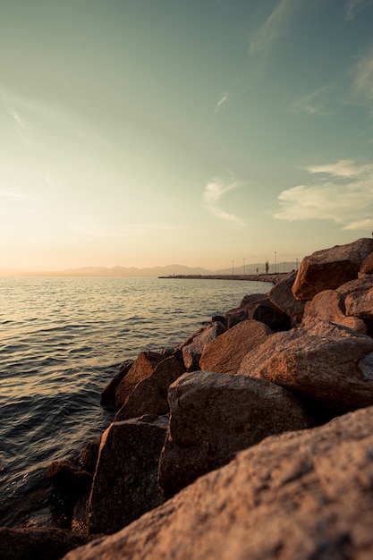 The walk on the coast of Spain