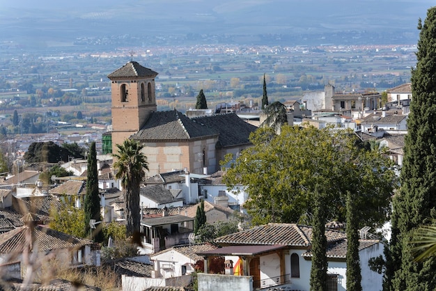 Walking in the autumn of Granada