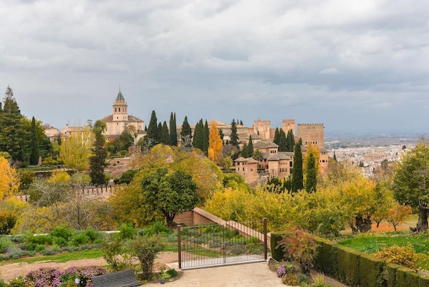 Walking in the autumn of Granada