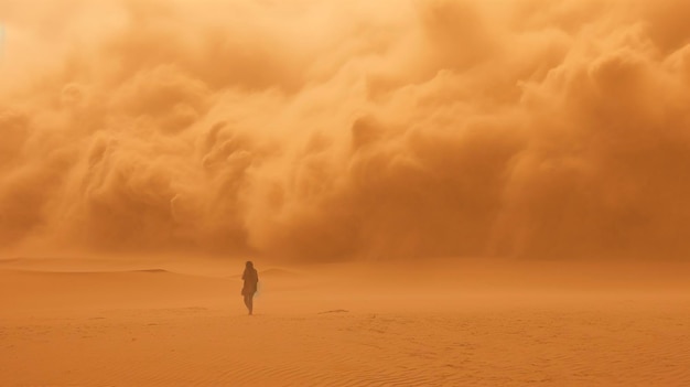 Walking in a sandstorm Generative AI