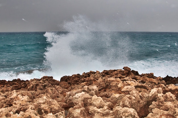 The wall in Batroun, Lebanon