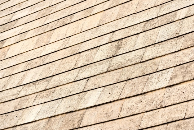 Wall of beige brick texture