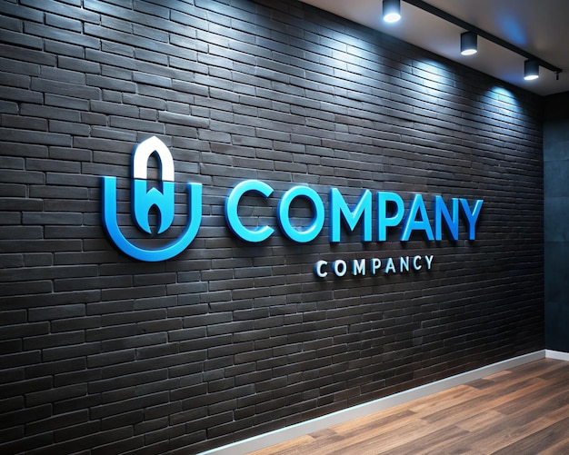 a wall of company logo with the company company logo on it