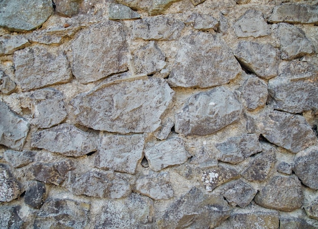 The wall is grayAbstract backgroundThe texture of a stone wall A stone wall