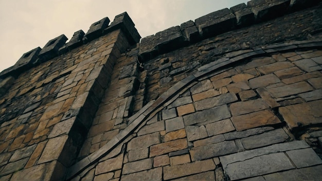 Photo wall of an old castle