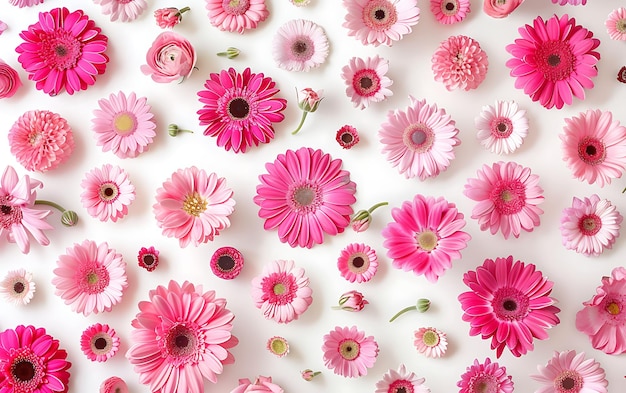 a wall of pink flowers with the words quot flowers quot on it