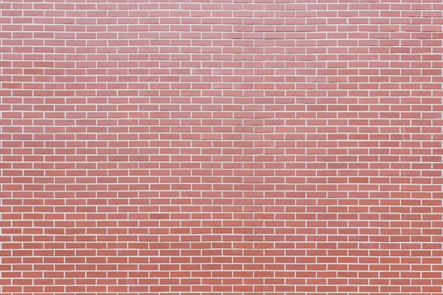 Wall of red brick background