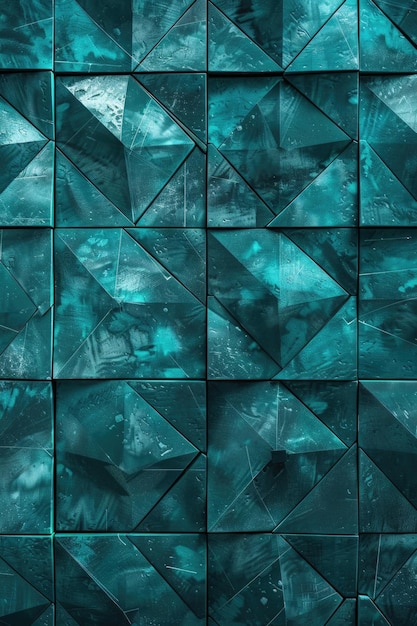 Wall of Triangles CloseUp