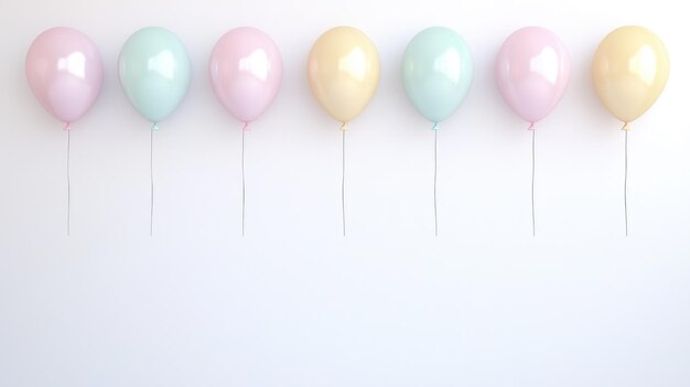 a wall with balloons that say  love  on it