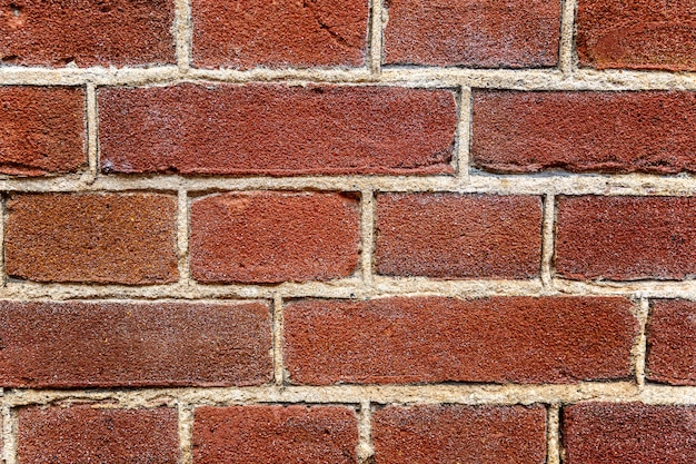 Wall with brickwork. Background. Space for text.