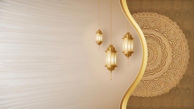 a wall with a gold and gold design