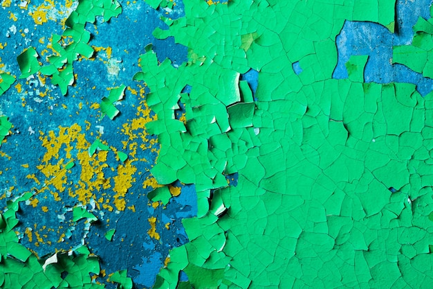 Wall with green paint. background for design. grunge texture. High quality photo