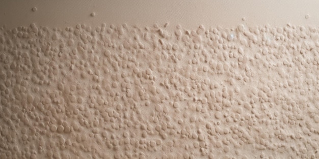 A wall with a white surface that has a pattern of small dots on it.