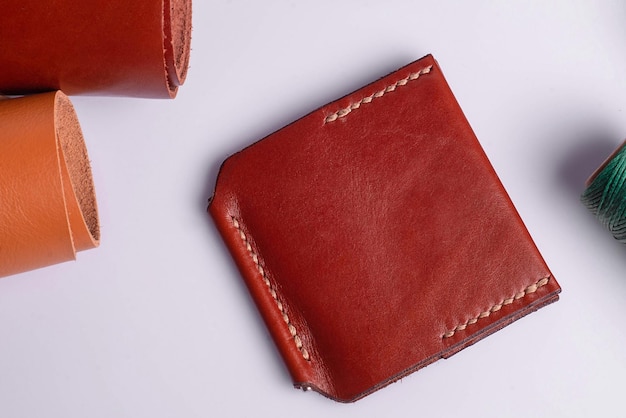 Wallet on a desk. shallow depth of field.