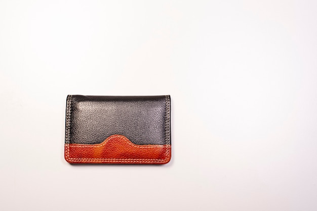 wallet on white