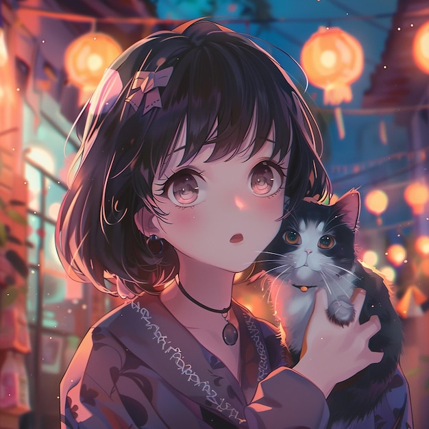 Photo wallpaper of anime illustration