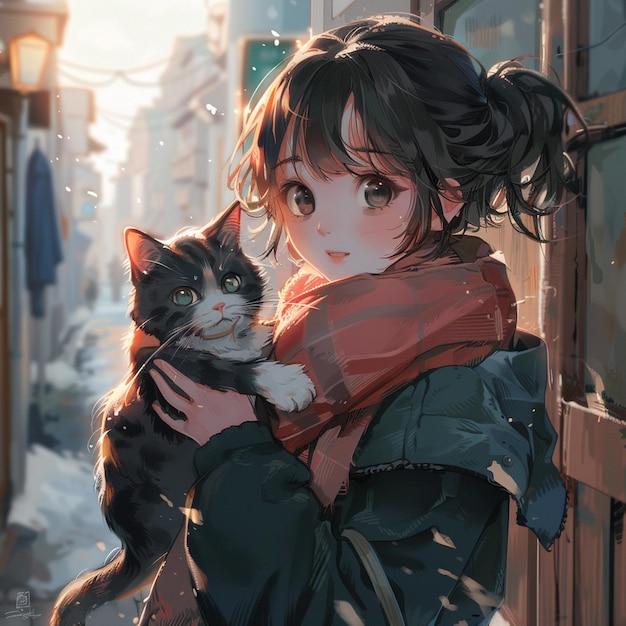 Photo wallpaper of anime illustration