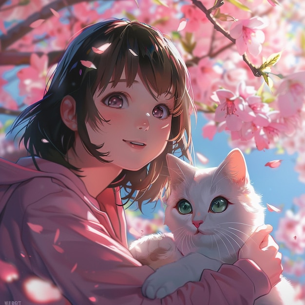 Wallpaper of Anime Illustration