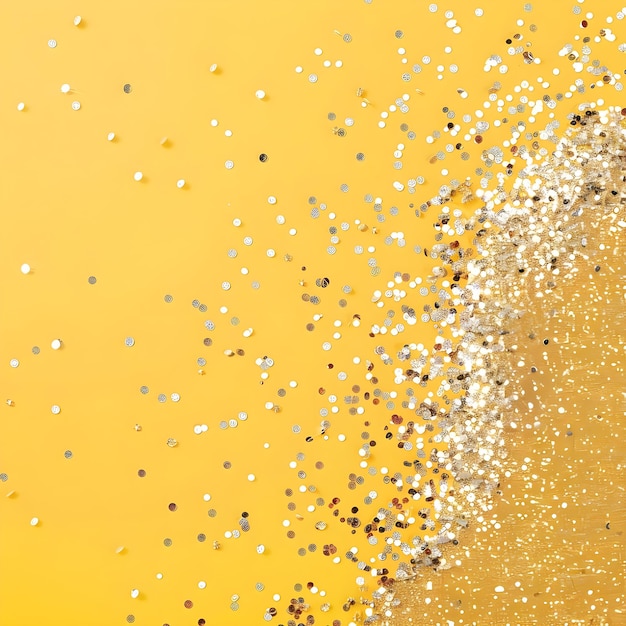 a wallpaper background of gold glitter on a yellow background abstract backgrounds