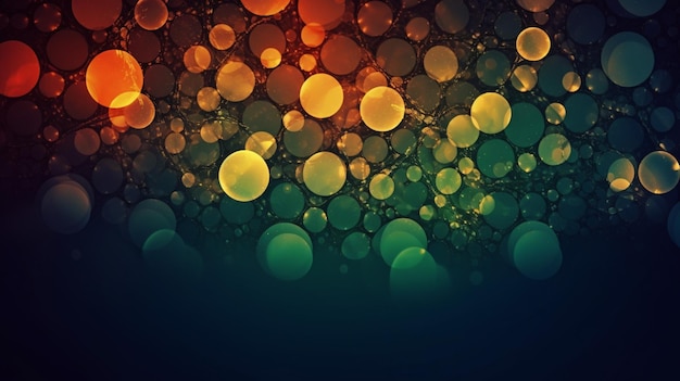 Wallpaper Bokeh background texture realistic colorful generative AI