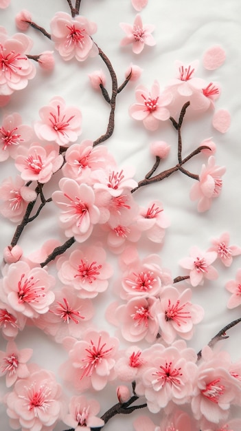 Wallpaper of felt sakura backgrounds blossom flower