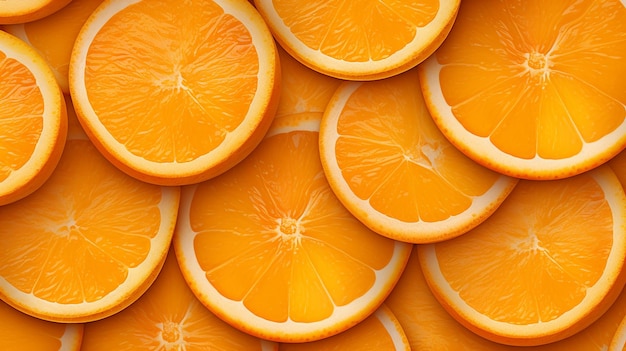 wallpaper of many orange slices