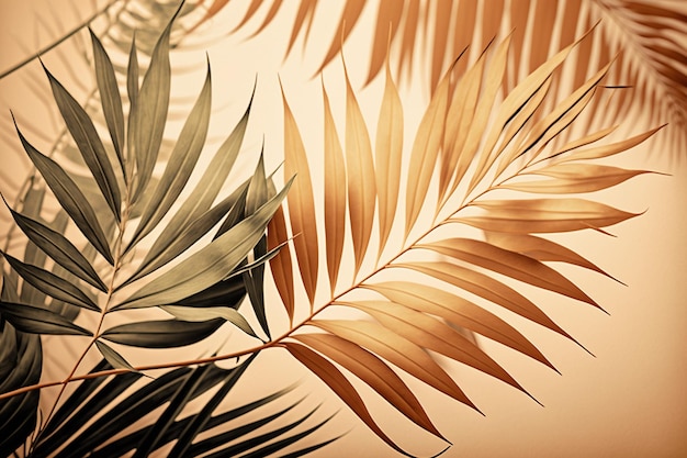 A wallpaper of palm leaves with the word palm on it.