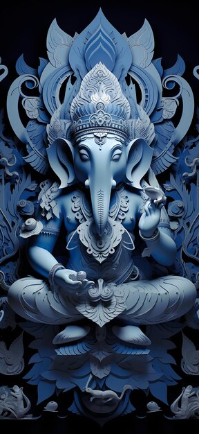 A wallpaper with an article of Ganesh and a prayer