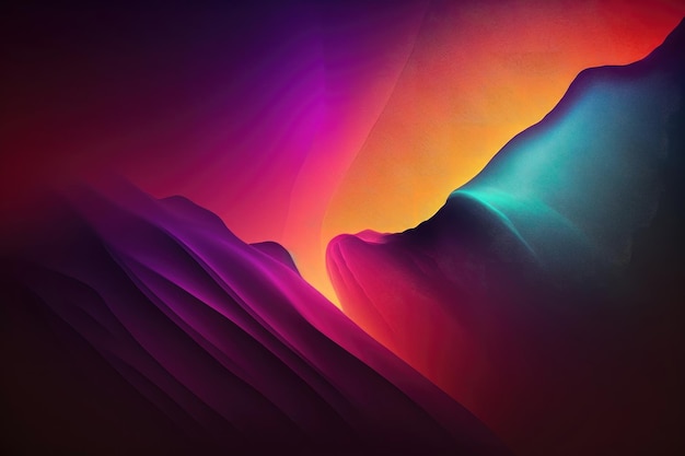 Wallpaper with dark dramatic gradient colors AI generation