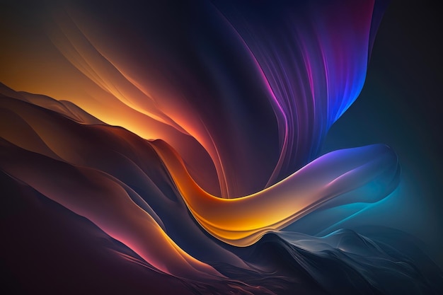 Wallpaper with dark dramatic gradient colors AI generation