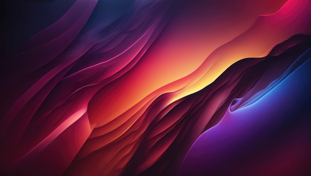 Wallpaper with dark dramatic gradient colors AI generation