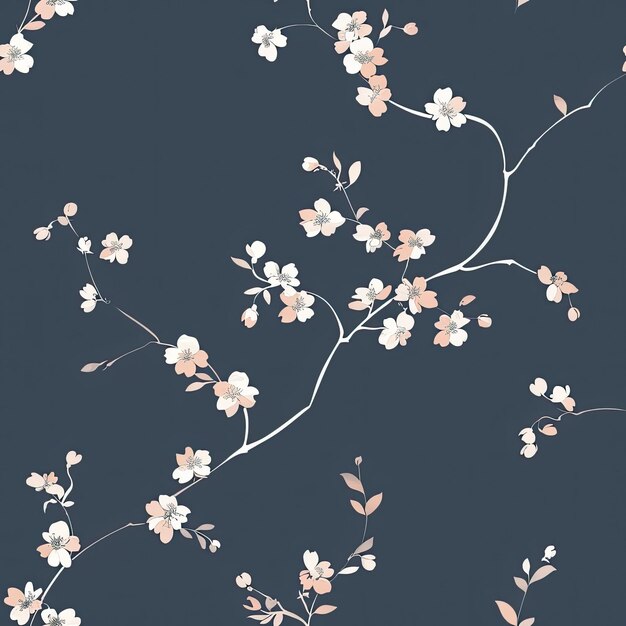 a wallpaper with a floral pattern that says spring