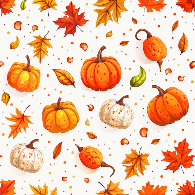 a wallpaper with pumpkins and leaves and the words pumpkins