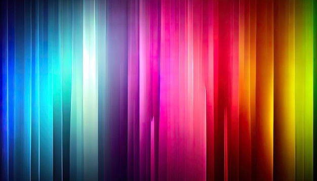 Wallpaper with rainbow gradient colors Ai generated