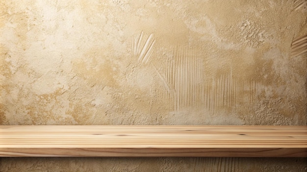 a wallpaper with a rough texture and a wooden frame