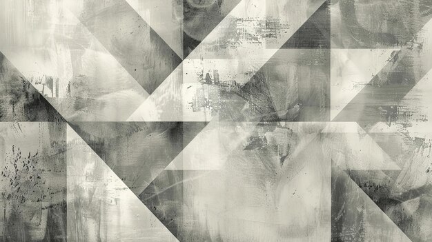 Photo wallpaper with soft gray and white geometric shapes offering a sleek and modern background