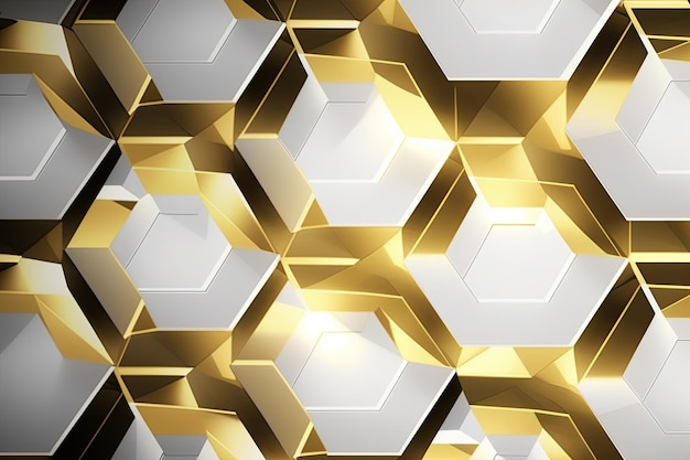 A wallpaper with white and gold squares