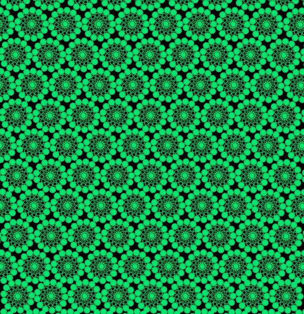 wallpapers with many round abstract dark green patterns