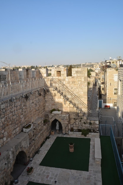 The walls of the Old City in Jerusalem