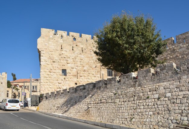 Walls of the Old City in Jerusalem