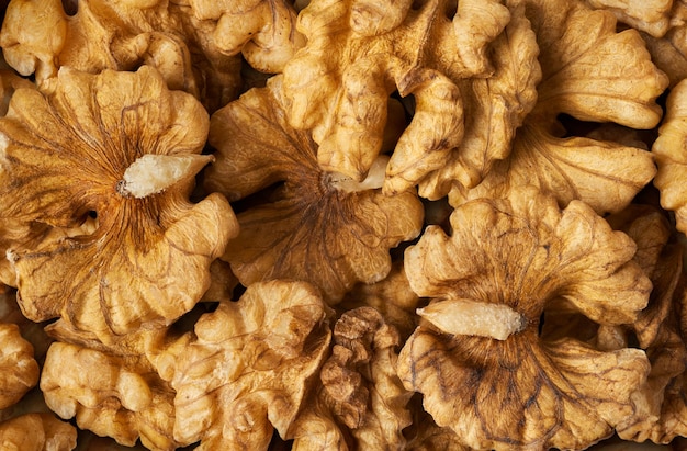 Walnuts abstract background