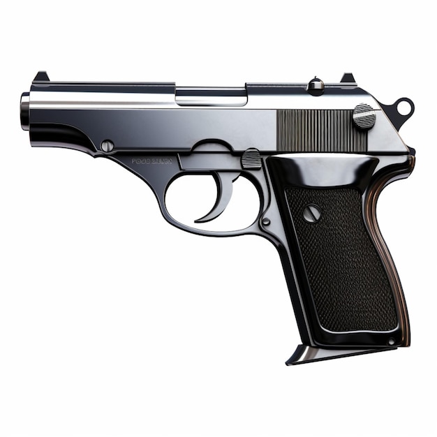 Walther PPK with white background high quality ultr