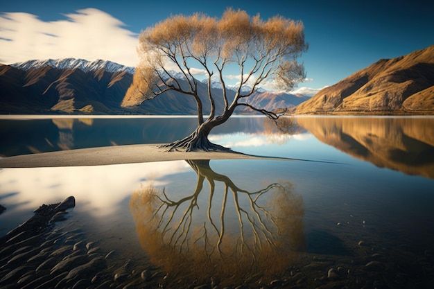 The Wanaka Tree New Zealands South Island