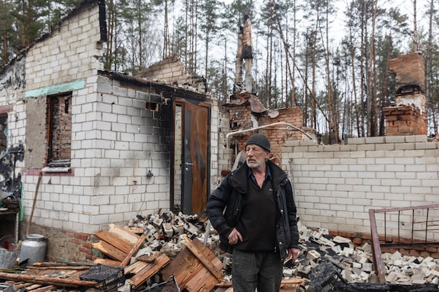 War in Ukraine Yahidne village Chernihiv region