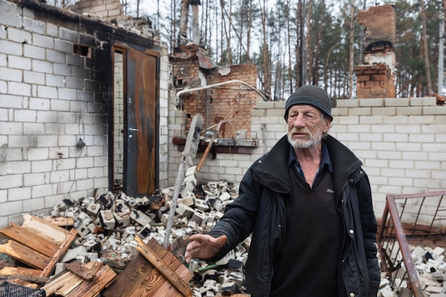 War in Ukraine Yahidne village Chernihiv region